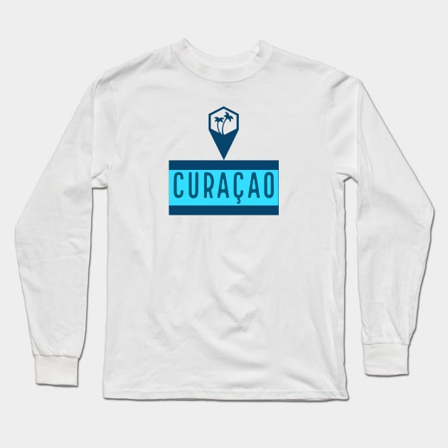 Curacao Dutch Caribbean Island Long Sleeve T-Shirt by cricky